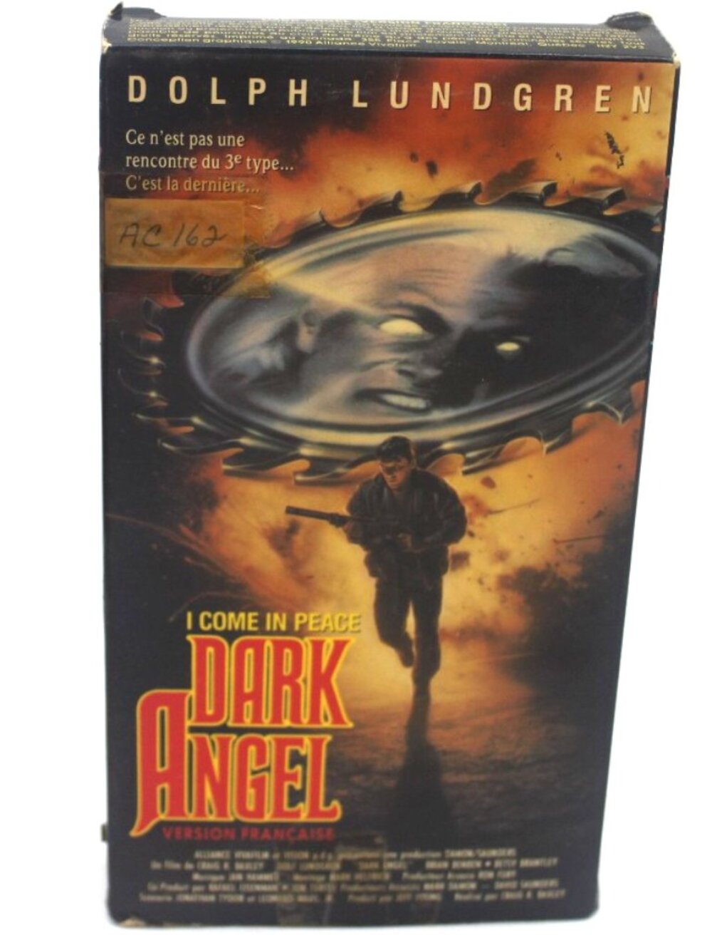 I Come In Peace Dark Angel (VHS)(French) Tested
